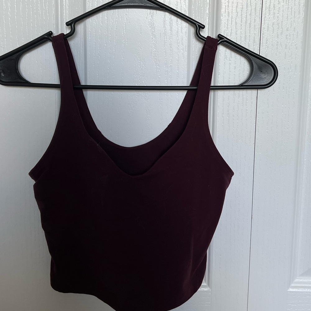 Maroon Lululemon Tank Top